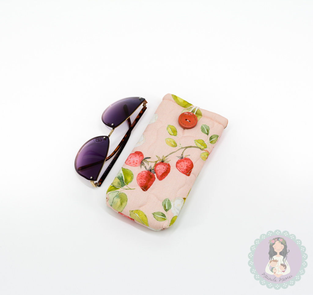 Husă pentru ochelari/husă bumbac/accesorii/căpșuni